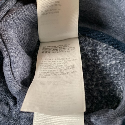 The North Face Full Zip Hoodie Men Large Gray Fleece Sweatshirt Logo Pocket Warm - Imagen 6 de 13