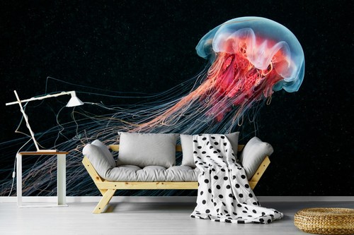 Fototapete VLIES-QUALLE-(6106S)-Jellyfish Sealife Leben im Meer XXL - Bild 2 von 3