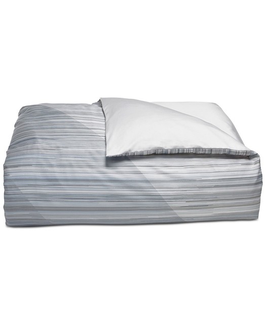 Hotel Collection KING Duvet Cover Diamond Stripe 100% Cotton L91090