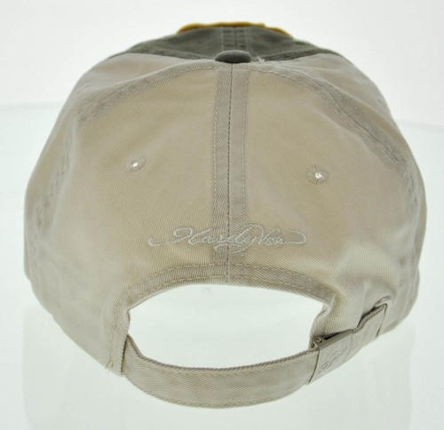 NEW 100% COTTON HARDY VON VINTAGE TIGER BALL CAP HAT OLIVE - Picture 4 of 4