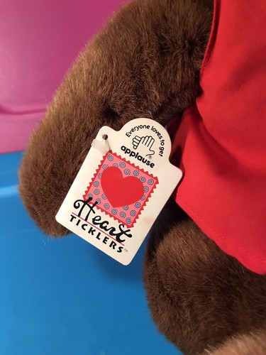 Applause TOOTSIE POP Teddy Bear Vintage 14" Sitting JUMBO Plush ORIGINAL TAGS - Picture 3 of 8