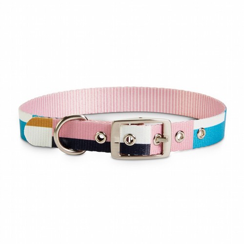 Bond & Co. Pink & Colorblocked Reversible Dog Collar, Large By: Bond & Co - Bild 4 von 4