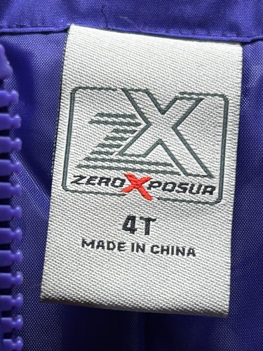 ZEROXPOSUR SNOW SKI OVERALLS / PANTS SIZE 4T - Picture 4 of 7
