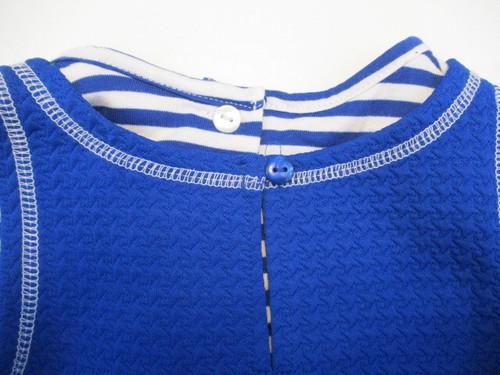 YOUNGLAND Vestido Conjunto Talla 24 Mos Azul Jersey Una Pieza Camisa Medias Búho 3 piezas Nuevo con Etiquetas - Imagen 10 de 14