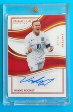 2023-24 Panini Immaculate England Wayne Rooney Auto 2/10 SP