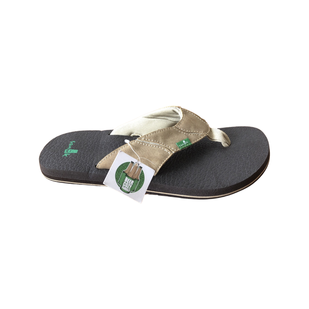 Chestnut Suede Flip Flops Sandals | eBay
