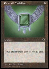 MTG Magic the Gathering Emerald Medallion (283/350) Tempest LP