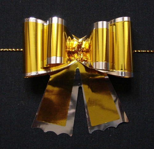 30 Metallic Zugschleifen Geschenkwickel Hochzeiten Weihnachten (Schleifengröße ca. 5,5 cm) - Bild 10 von 12