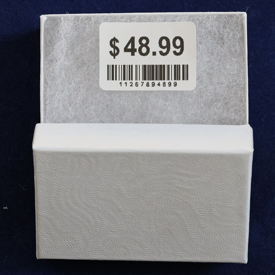 Men's Silver Stainless Steel Ankh CROSS Cubic zirconia 58mm Charm