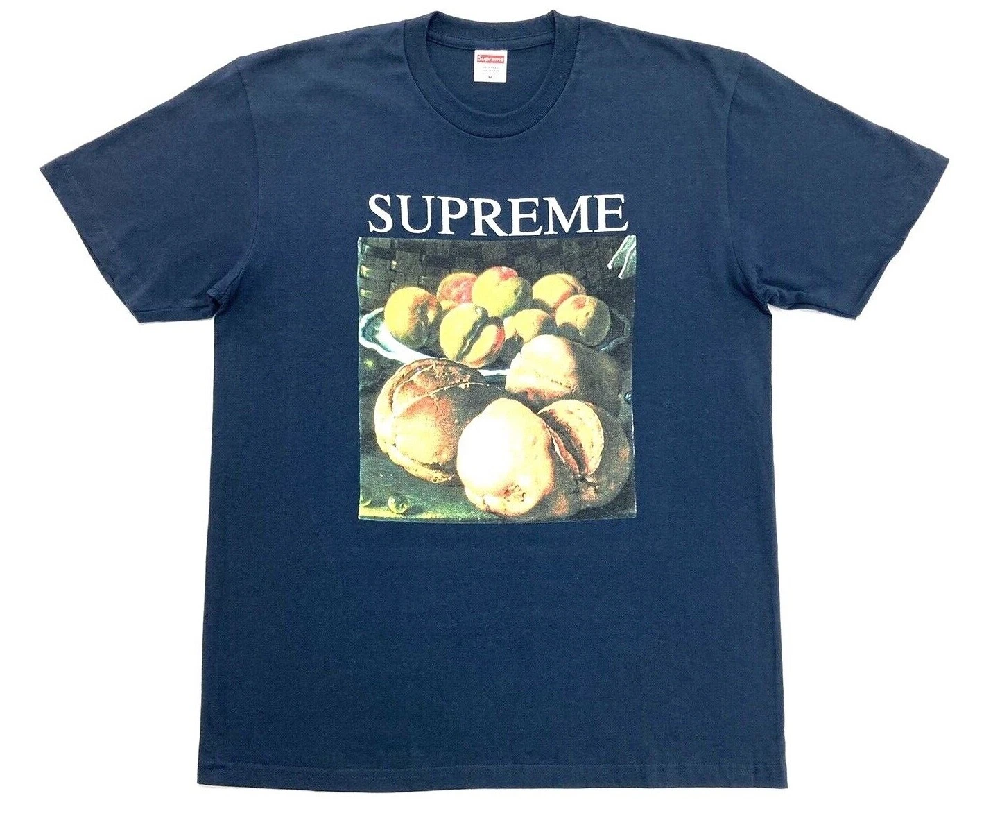 T shirt marine Supreme Still Life taille M FW18