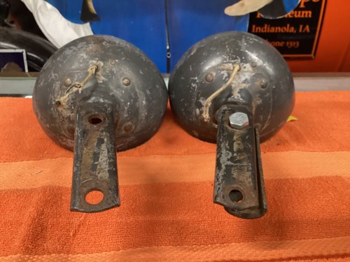 ORIGINAL PAIR Vintage BLC 5-3/4 2002 Fog Driving Lamp Light w BRACKETS OLD Car - Bild 14 von 20