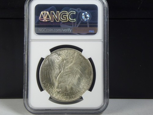 (M-181-#5) USA 1925 Peace Dollar, NGC MS63 - Bild 2 von 2
