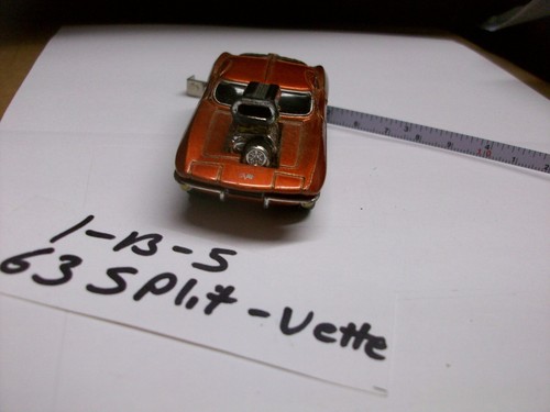 2000 Funline Chevy Corvette Diecast Metal Rust Metallic Color 1/64 1-b-5 - Picture 4 of 9