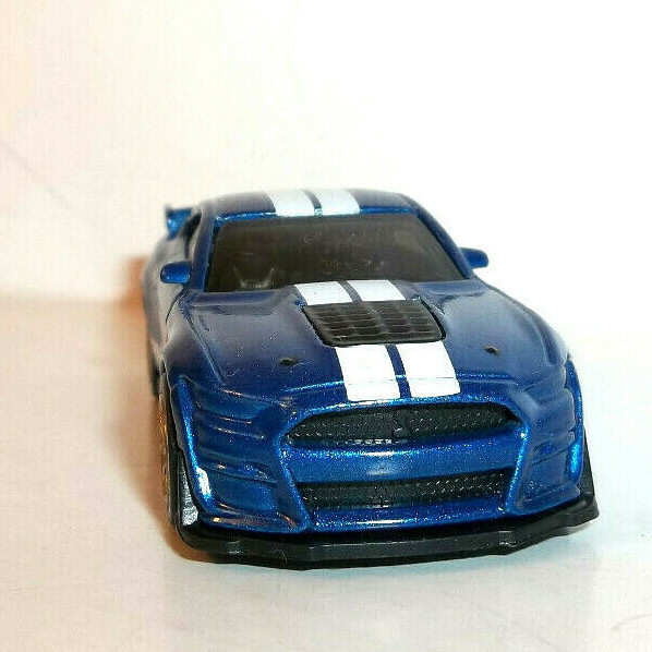 LOOSE 2020 HOT WHEELS BLUE 2020 FORD MUSTANG SHELBY GT500