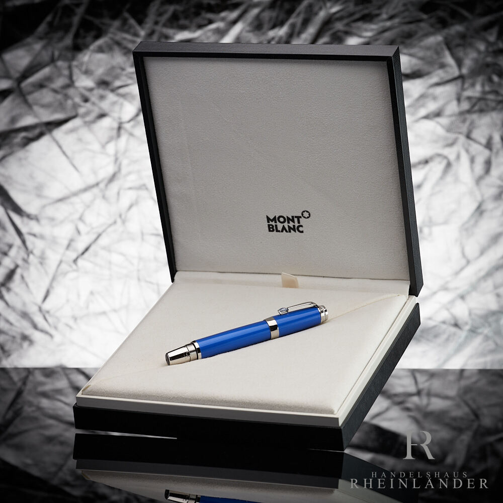 Montblanc Boheme Bleu Diamonds Fountain Pen Füllfederhalter Montblanc Boheme Bleu Diamonds Fountain Pen Füllfederhalter