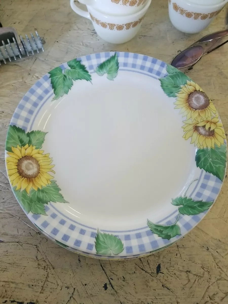 Corelle sunflower dinnerware outlet sets