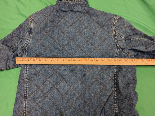 Vintage Ralph Lauren Jeans Co Women’s Quilted Denim Plaid Jacket Size Medium - Picture 9 of 15