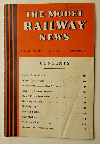 3 issues of The Model Railway News Jan & April 1939 July 1946 - Picture 4 of 11