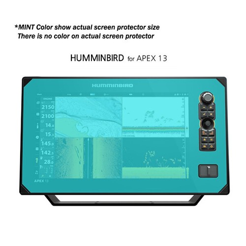 Película protectora de pantalla transparente HUMMINBIRD Solix HELIX 5 7 9 10 12 15 ápice 13 16 - Imagen 32 de 34