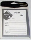 Silver Graduation Greeting Cards & Invitations
