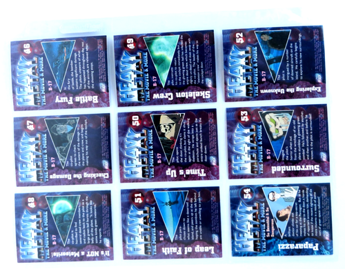 Juego de 90 cartas coleccionables HEAVY METAL THE MOVIE AND MORE (1996) - Imagen 12 de 20