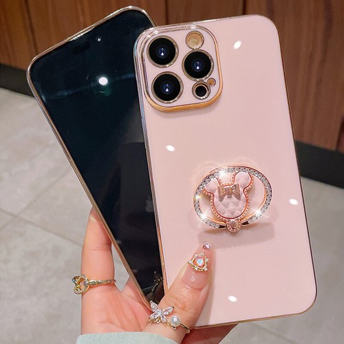 For Samsung Galaxy S23 S22 S21 S20 S10 Note20 Luxury Rhinestone Ring Holder Case - Picture 9 of 17