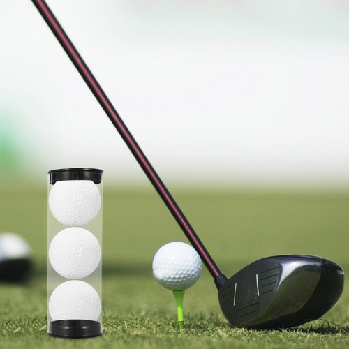4 piezas tubo de golf bola contenedor transparente caja vitrinas viaje dama de honor - Imagen 11 de 12