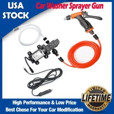 100W Upgraded Water Pump Auto Washer Sprayer Gun High Pressure Car Cleaner Kit