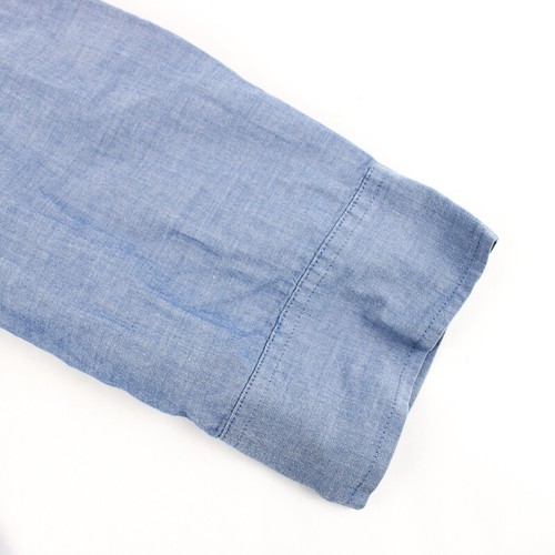 Camisa De Mujer Van Heusen Azul De 1/2 Botón 100% Algodón Talla XL - Imagen 3 de 5