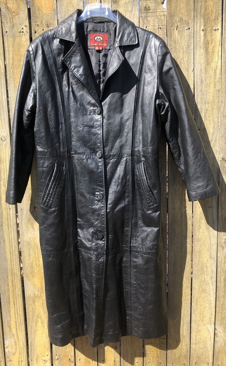 MARC MATTIS Leather Jacket XL | eBay