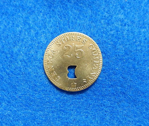 Coal Scrip Token $.25, Senaca Stores Co.,Leslie West Virginia,Greenbrier Co R6💎 - Picture 1 of 2