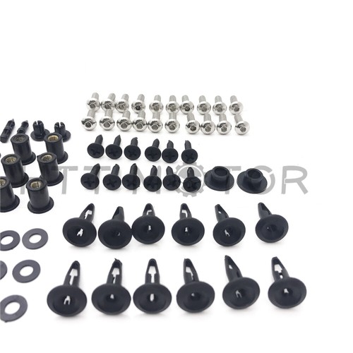 Complete Fairing Bolt Kit Body Screws For Honda CBR954RR 02-03 Stainless Plastic - Bild 3 von 6