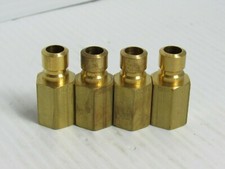 NEW LOT OF 4 FOSTER BRASS QUICK DISCONNECT COUPLER FP353FB 3/8" FNPT 3/8" PLUG