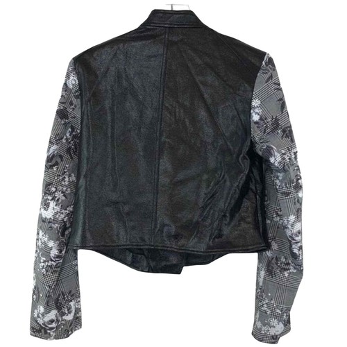 RACHEL Rachel Roy Charlie Moto Jacket Grey X-Small - Picture 4 of 4