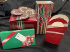 Vintage Christmas Gift Boxes and Bags, 56 Pieces, Various Sizes New Never Used