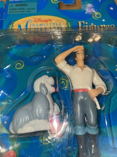 LITTLE MERMAID MATTEL PVC FIGURES Vintage 2 pks: ARIEL, FLOUNDER & ERIC, MAX - Bild 5 von 15