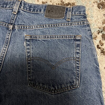 90s Levi's silverTab USA製 BAGGY W36 Vintage Levi's Silver Tab Loose Baggy Tapered Jeans Size 9