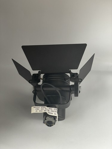Spot Light Stage Light Track Light Black  Metal W/ Barn Doors Retro Style Use - Picture 3 of 17