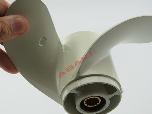For TOHATSU NISSAN Outboard 4/5/6 HP Propeller 369-64516-2 369645162 3X7.9X7.3 R - Picture 3 of 4