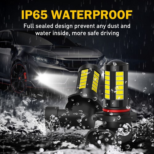 9005 HB3 Cool White LED Daytime Running DRL Fog Lamps Bulbs Super Bright Kit P - Picture 6 of 7