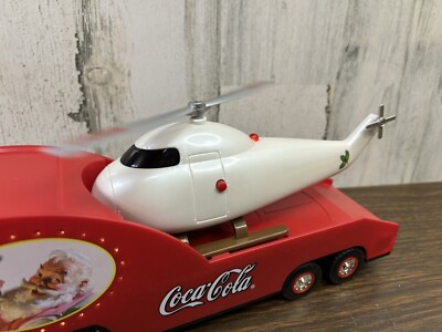 Coca Cola Truck 2000, Holiday Helicopter Carrier with Helicopter