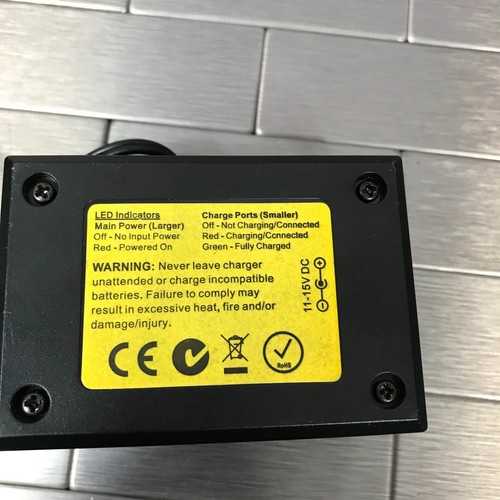 Thunder Power TP103CQ RC 1s Drone Quadcharger With TP1201P Adapter AC to 12 V DC - Picture 6 of 9