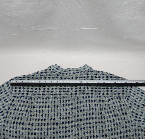 Campia Moda Mens XL Shirt Rayon Hawaiian / Geometric Easy Care Button Up - Picture 6 of 9