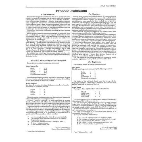 Julio S. Sagreras Guitar Lessons Book 1-3 - Picture 5 of 5