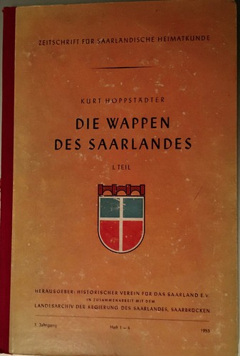 Die Wappen dwes Saarlandes Kurt Hoppstädter 1953 Saar