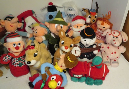 Lote de 18 peluches Rudolph Red Nosed Reindeer Island of Misfit Toys Stuffins CVS - Imagen 14 de 17
