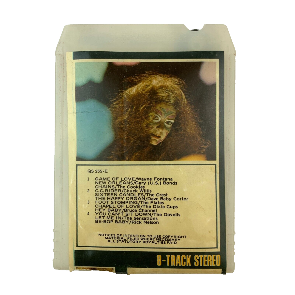 洋楽 L o r i G o l d Old 'N Gold Volume 8 Top Rock Hits by Various 8-Track Tape QS-255