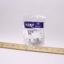 Halex Flex Screw-In Coupling Die Cast Zinc 3/4" 90452