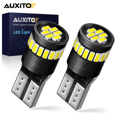 T10 168 18/24SMD Globe Light Bulb Wedge Tail Plate Parker Interior Dash White - Picture 109 of 168