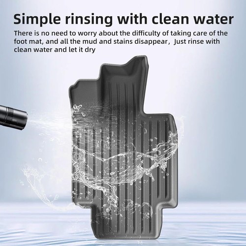 Floor Mats for Tesla Cybertruck 2023 2024 Accessories Pickup Heavyweight Anti-S - Picture 12 of 21